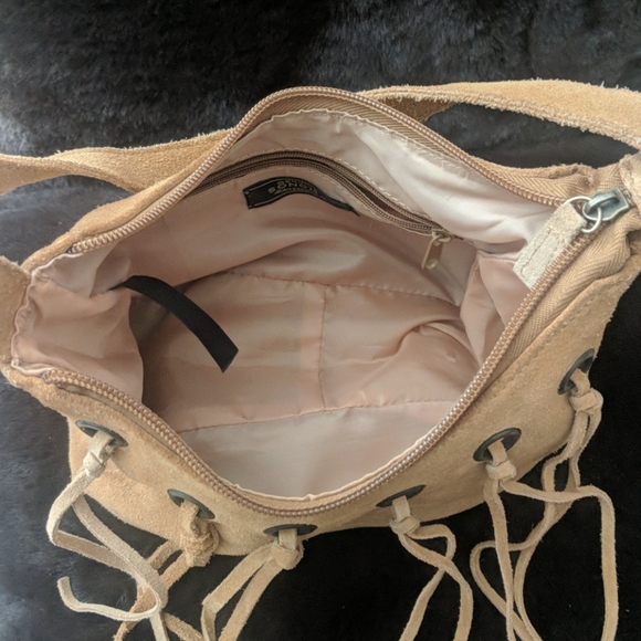 Vintage Genuine Leather Western Style Fringe Handbag - Picture 5 of 7